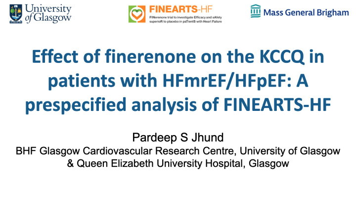 Effect of Finerenone on the KCCQ in Patients with HFmrEF/HFpEF: A Prespecified Analysis of FINEARTS-HF