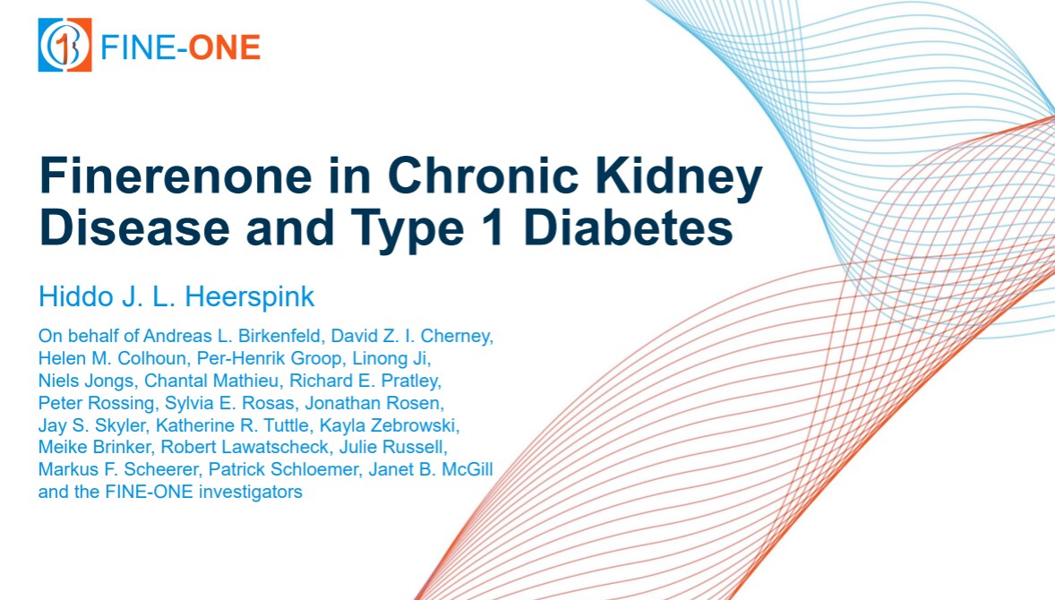 Presentation_Heerspink_Finerenone in CKD and T1D