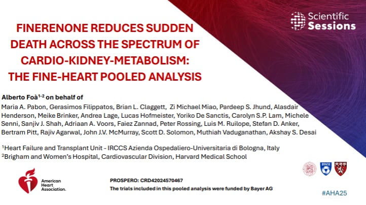 Finerenone Reduces Sudden Death Across the Spectrum of Cardio-Kidney-Metabolism - The FINE-HEART Pooled Analysis