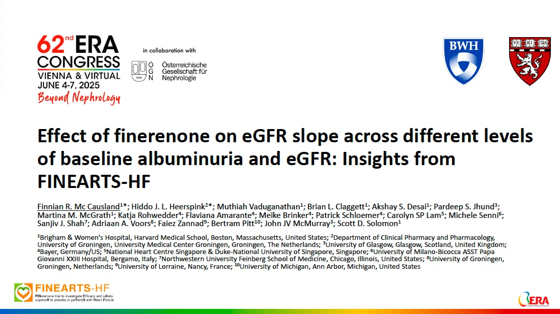 Effect of Finerenone on eGFR Slope Across Different Levels of Baseline Albuminuria and eGFR - Insights From FINEARTS-HF