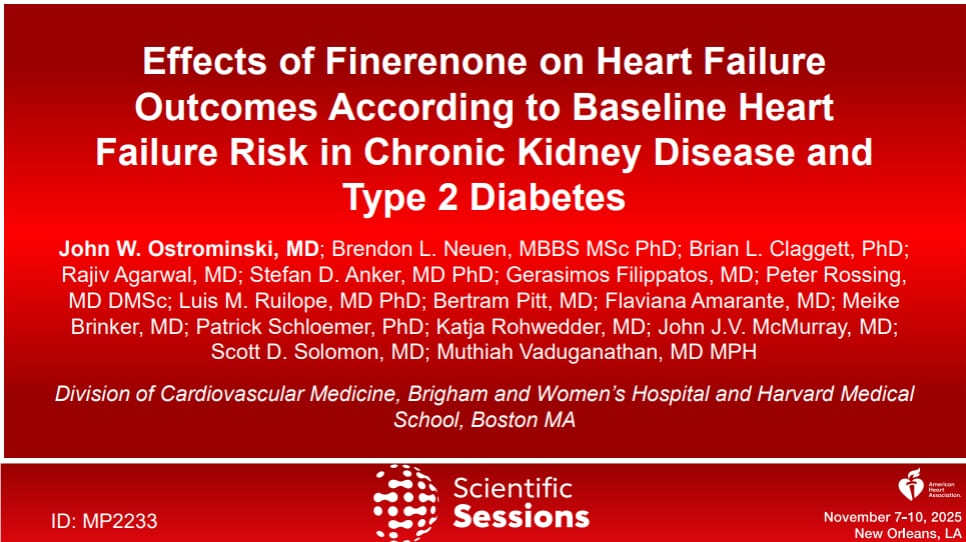 Effects of Finerenone on Heart Failure Outcomes According to Baseline Heart Failure Risk in Chronic Kidney Disease and Type 2 Diabetes