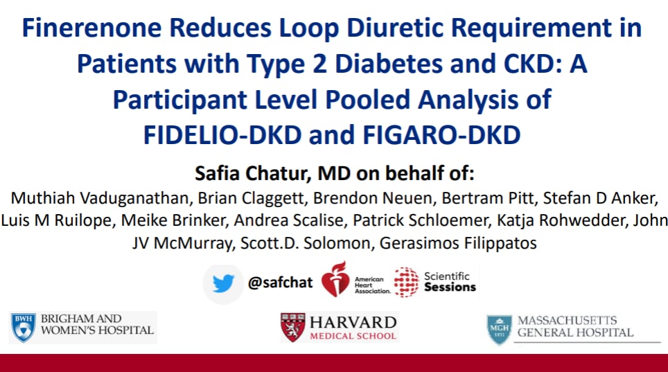 Finerenone Reduces Loop Diuretic Requirement in Patients with Type 2 Diabetes and CKD - A Participant Level Pooled Analysis of FIDELIO-DKD and FIGARO-DKD
